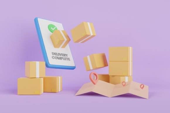 3D Delivery Service on Mobile App
