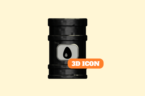 3D Oil Barrel Illustration: A Versatile Design Tool for Modern Creatives