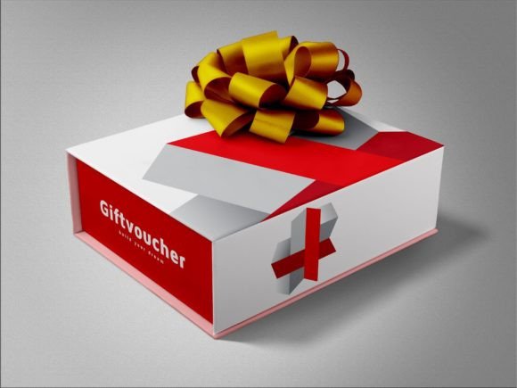 3D Real Estate Gift Voucher Logo Design