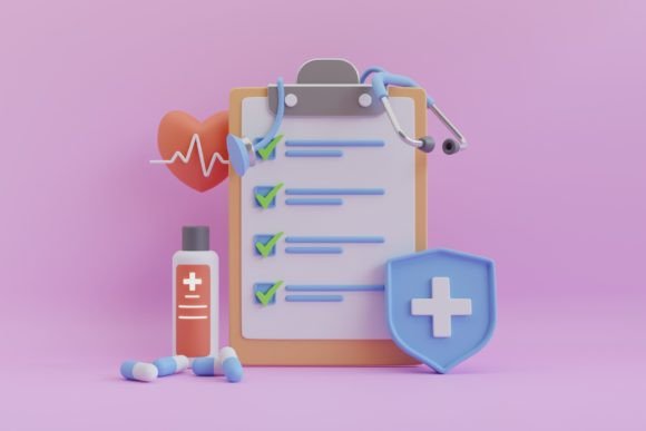 3D Rendering of Medical Check-Up Report: A Modern Visual Approach to Healthcare Communication