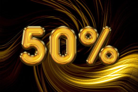 50 Percent Off Discount Sale Symbol: A Powerful Design Tool for Marketers and Creators