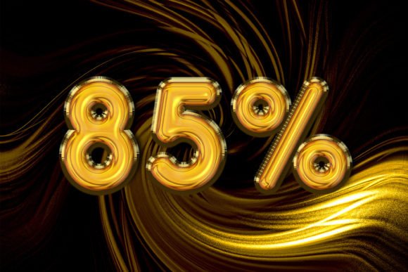 85 Percent Off Discount Sale Symbol: A Powerful Tool for Eye-Catching Promotions