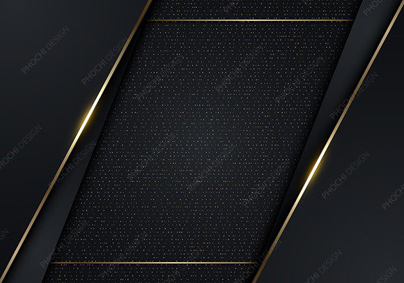 Luxury Black Golden Stripes Background: A Versatile Design for Elegance and Impact
