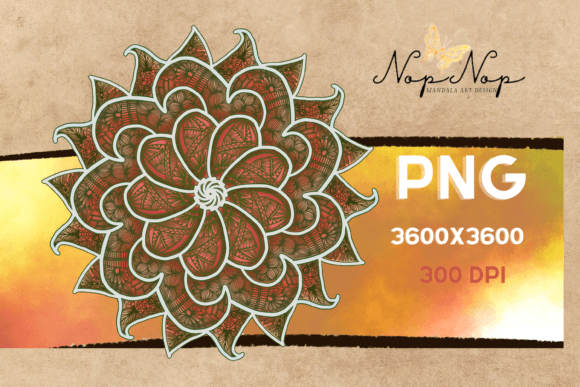 Mandala 3D Red Pastel: A Unique Digital Art Asset for Creative Projects