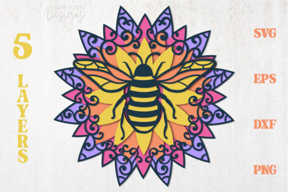 What Is the 3D Layered Bee with Flower - 5 Layers Design and Why It Matters